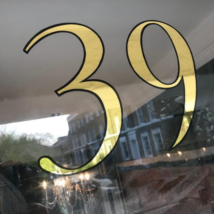 Custom Fanlight Numbers